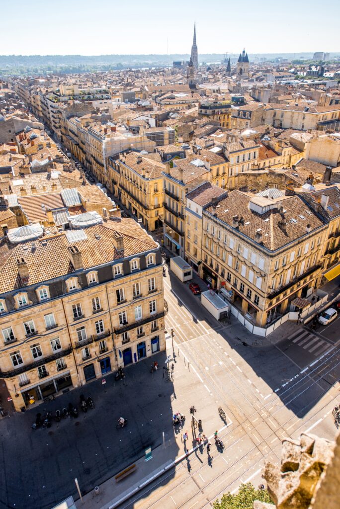 Bordeaux city in France